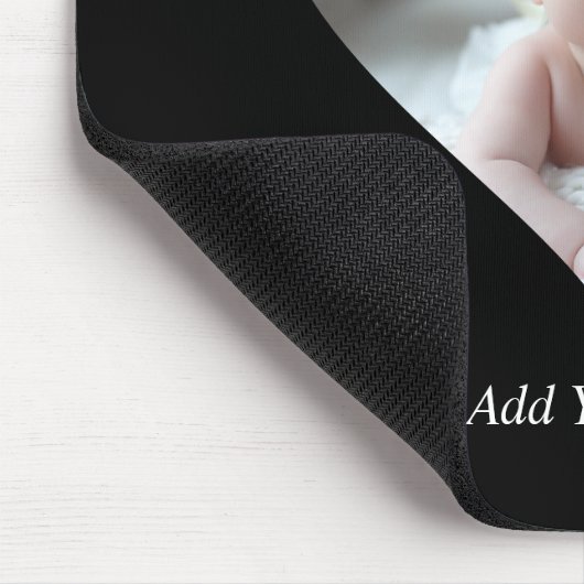 Entwerfen Sie Ihr eigenes Single Herz gestalten Fo Mousepad (Ecke)