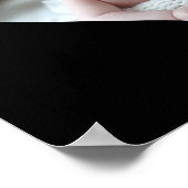 Entwerfen Sie Ihr eigenes Single Herz gestalten Fo Poster (Ecke)