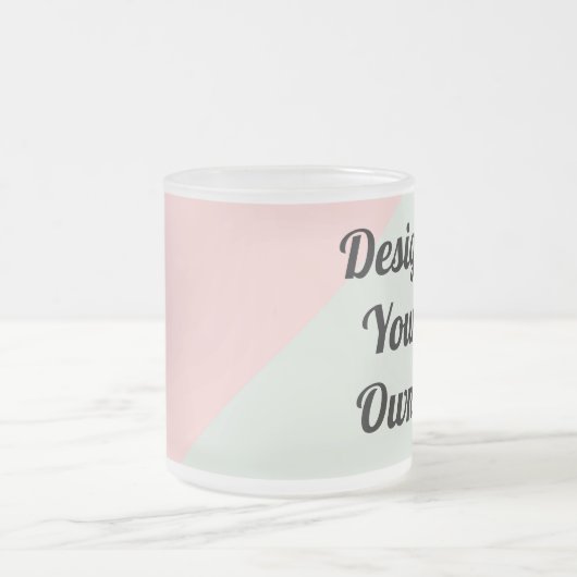 Entwerfen Sie Ihr personalisiertes Mattglastasse (Mittel)