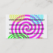 Entwerfen Sie Ihre an Visitenkarte (Rückseite)