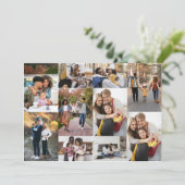 Entwerfen Sie Ihre eigene 10 FotoCollage Ankündigung (Stehend Vorderseite)