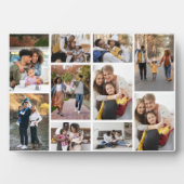 Entwerfen Sie Ihre eigene 10 FotoCollage Fotoplatte (Vorderseite)