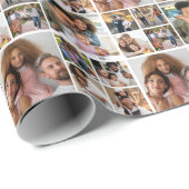 Entwerfen Sie Ihre eigene 10 FotoCollage Geschenkpapier (Rolleneckpunkt)