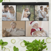 Entwerfen Sie Ihre eigene 10 FotoCollage Geschirrtuch (Gefaltet)