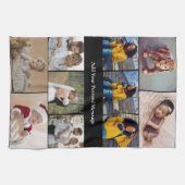 Entwerfen Sie Ihre eigene 10 FotoCollage Geschirrtuch (Horizontal)
