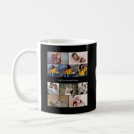 Entwerfen Sie Ihre eigene 10 FotoCollage Kaffeetasse (Links)