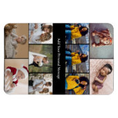 Entwerfen Sie Ihre eigene 10 FotoCollage Magnet (Horizontal)