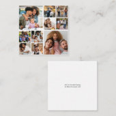 Entwerfen Sie Ihre eigene 10 FotoCollage Mitteilungskarte (Vorne/Hinten)