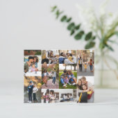 Entwerfen Sie Ihre eigene 10 FotoCollage Postkarte (Stehend Vorderseite)