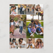 Entwerfen Sie Ihre eigene 10 FotoCollage Postkarte (Vorderseite)