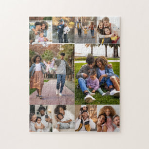 Entwerfen Sie Ihre eigene 10 FotoCollage Puzzle