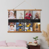 Entwerfen Sie Ihre eigene 10 FotoCollage Wandteppich Mit Holzrahmen (Schlafzimmer)