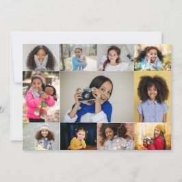 Entwerfen Sie Ihre eigene 11 FotoCollage Ankündigung