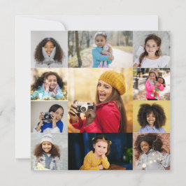 Entwerfen Sie Ihre eigene 11 FotoCollage Ankündigung