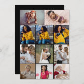 Entwerfen Sie Ihre eigene 11 FotoCollage Ankündigung (Vorne/Hinten)