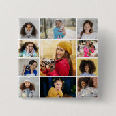 Entwerfen Sie Ihre eigene 11 FotoCollage Button (Vorderseite)