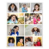 Entwerfen Sie Ihre eigene 11 FotoCollage Fotodruck (Vorne)