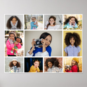 Entwerfen Sie Ihre eigene 11 FotoCollage Poster