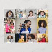 Entwerfen Sie Ihre eigene 11 FotoCollage Postkarte (Vorderseite)