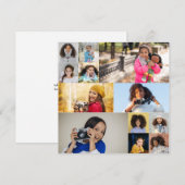 Entwerfen Sie Ihre eigene 12 FotoCollage (Vorne/Hinten)