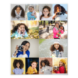 Entwerfen Sie Ihre eigene 12 FotoCollage Fotodruck