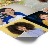 Entwerfen Sie Ihre eigene 12 FotoCollage Poster (Ecke)