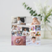 Entwerfen Sie Ihre eigene 13 FotoCollage Ankündigung (Stehend Vorderseite)