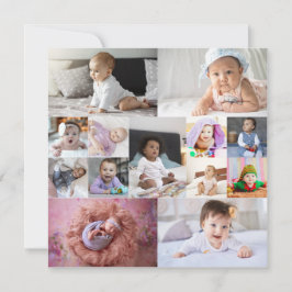 Entwerfen Sie Ihre eigene 13 FotoCollage Ankündigung