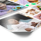 Entwerfen Sie Ihre eigene 13 FotoCollage Fotodruck (Ecke)