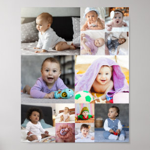 Entwerfen Sie Ihre eigene 13 FotoCollage Poster