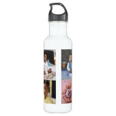 Entwerfen Sie Ihre eigene 14 FotoCollage Edelstahlflasche (Rückseite)