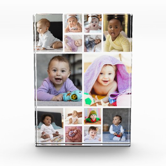 Entwerfen Sie Ihre eigene 14 FotoCollage Fotoblock (Vorderseite)