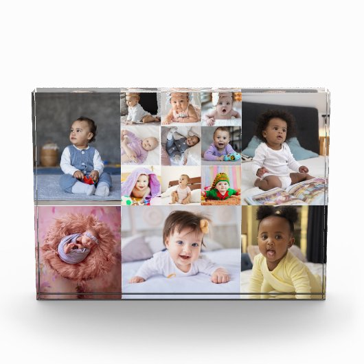 Entwerfen Sie Ihre eigene 14 FotoCollage Fotoblock (Vorderseite)