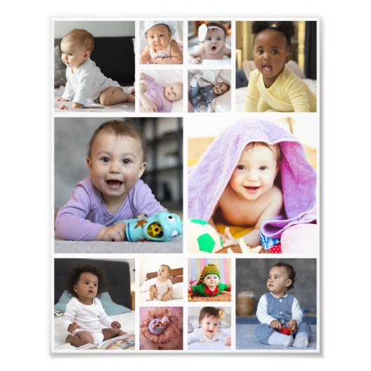 Entwerfen Sie Ihre eigene 14 FotoCollage Fotodruck (Vorne)