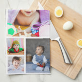 Entwerfen Sie Ihre eigene 14 FotoCollage Geschirrtuch (Viertel Falte)