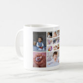Entwerfen Sie Ihre eigene 14 FotoCollage Kaffeetasse (Vorderseite Links)