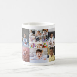 Entwerfen Sie Ihre eigene 14 FotoCollage Kaffeetasse