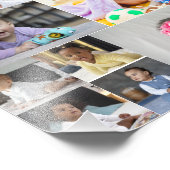 Entwerfen Sie Ihre eigene 15 FotoCollage Fotodruck (Ecke)