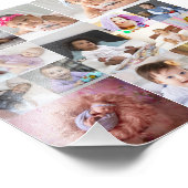 Entwerfen Sie Ihre eigene 15 FotoCollage Fotodruck (Ecke)