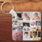 Entwerfen Sie Ihre eigene 15 FotoCollage Schlüsselanhänger (Vorderseite)
