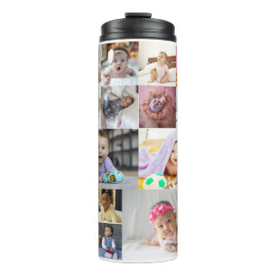 Entwerfen Sie Ihre eigene 15 FotoCollage Thermosbecher
