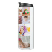 Entwerfen Sie Ihre eigene 15 FotoCollage Thermosbecher (Nach rechts gedreht)