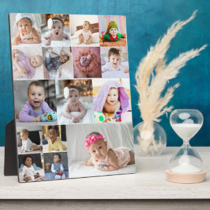 Entwerfen Sie Ihre eigene 16 FotoCollage Fotoplatte