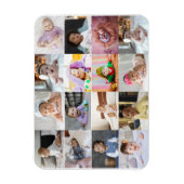 Entwerfen Sie Ihre eigene 16 FotoCollage Magnet (Vertikal)
