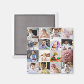 Entwerfen Sie Ihre eigene 16 FotoCollage Magnet (Vorderseite/Rückseite)