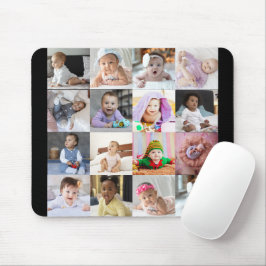 Entwerfen Sie Ihre eigene 16 FotoCollage Mousepad