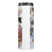 Entwerfen Sie Ihre eigene 16 FotoCollage Thermosbecher (Rückseite)
