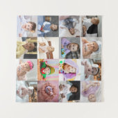 Entwerfen Sie Ihre eigene 16 FotoCollage Wandteppich (Vorderseite (Horizontal))