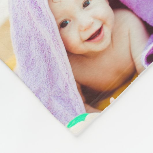 Entwerfen Sie Ihre eigene 17 FotoCollage Fleecedecke (Ecke)