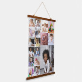 Entwerfen Sie Ihre eigene 17 FotoCollage Wandteppich Mit Holzrahmen (Gewinkelt)